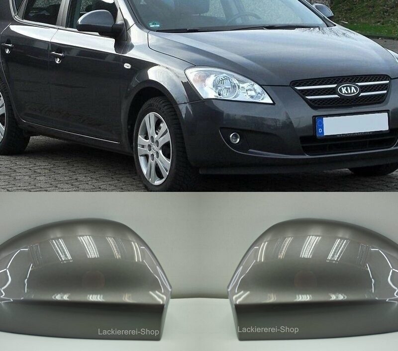 AUßENSPIEGEL KAPPE/GEHÄUSE LACKIERT IN WUNSCHFARBE NEU für Kia Ceed 2006-2009
