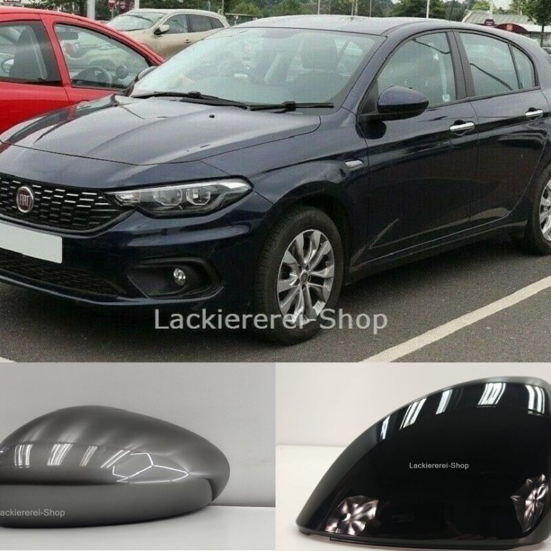 AUßENSPIEGEL KAPPE/GEHÄUSE LACKIERT IN WUNSCHFARBE NEU für Fiat Tipo