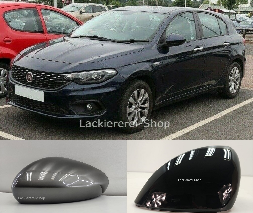 AUßENSPIEGEL KAPPE/GEHÄUSE LACKIERT IN WUNSCHFARBE NEU für Fiat Tipo