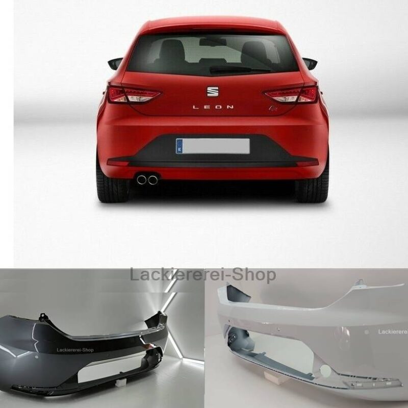 STOßSTANGE HINTEN LACKIERT IN WUNSCHFARBE NEU für Seat Leon FR 2012-2016