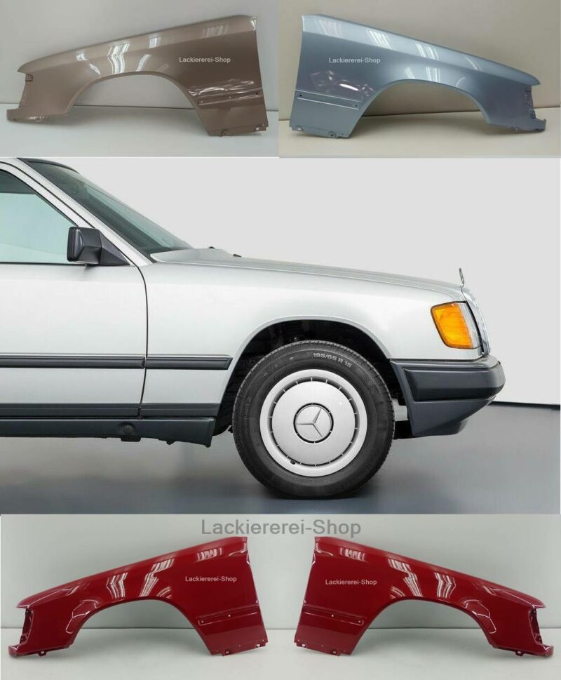KOTFLÜGEL VORNE LACKIERT IN WUNSCHFARBE NEU für Mercedes-Benz W124 S124 1984-1996