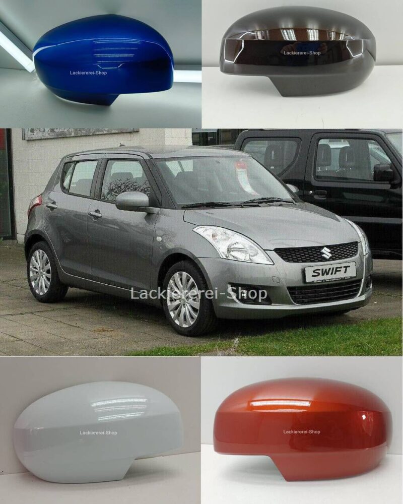 AUßENSPIEGEL KAPPE/GEHÄUSE LACKIERT IN WUNSCHFARBE NEU für Suzuki Swift 2010-2017