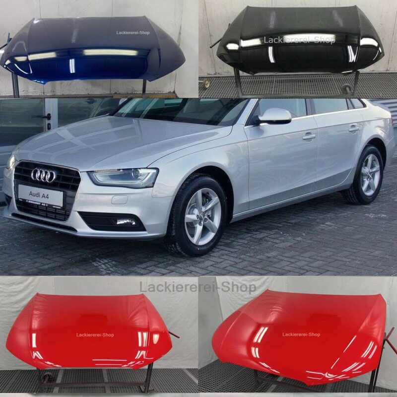 MOTORHAUBE LACKIERT IN WUNSCHFARBE NEU für Audi A4 B8 2011-2015