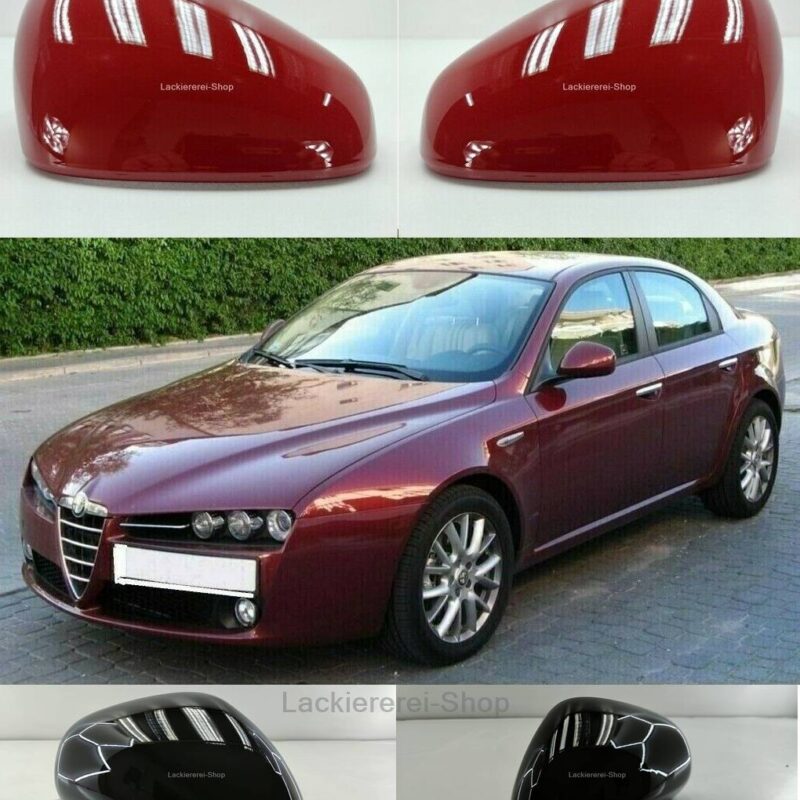 AUßENSPIEGEL KAPPE/GEHÄUSE LACKIERT IN WUNSCHFARBE NEU für Alfa Romeo 159 2005-2012