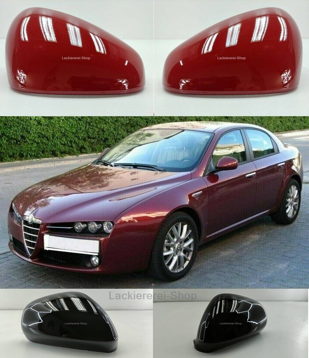 AUßENSPIEGEL KAPPE/GEHÄUSE LACKIERT IN WUNSCHFARBE NEU für Alfa Romeo 159 2005-2012