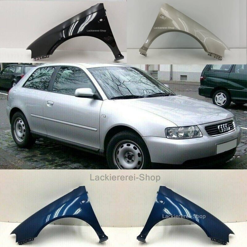 KOTFLÜGEL VORNE LACKIERT IN WUNSCHFARBE NEU für Audi A3 8L 2000-2003