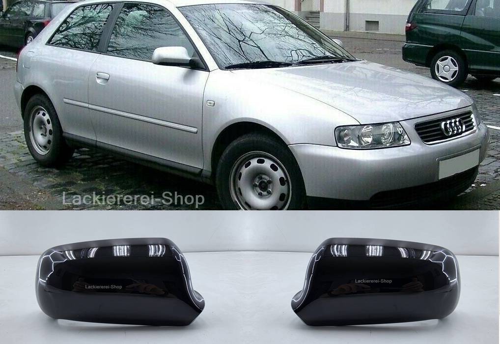 AUßENSPIEGEL KAPPE/GEHÄUSE LACKIERT IN WUNSCHFARBE NEU für Audi A3 8L 2000-2003