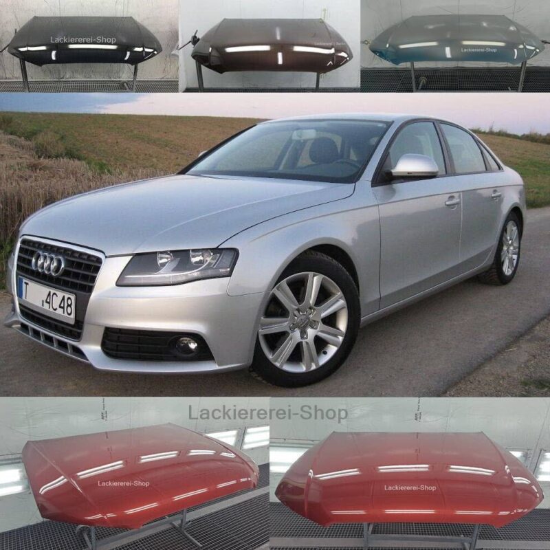 MOTORHAUBE LACKIERT IN WUNSCHFARBE NEU für Audi A4 B8 2007-2011