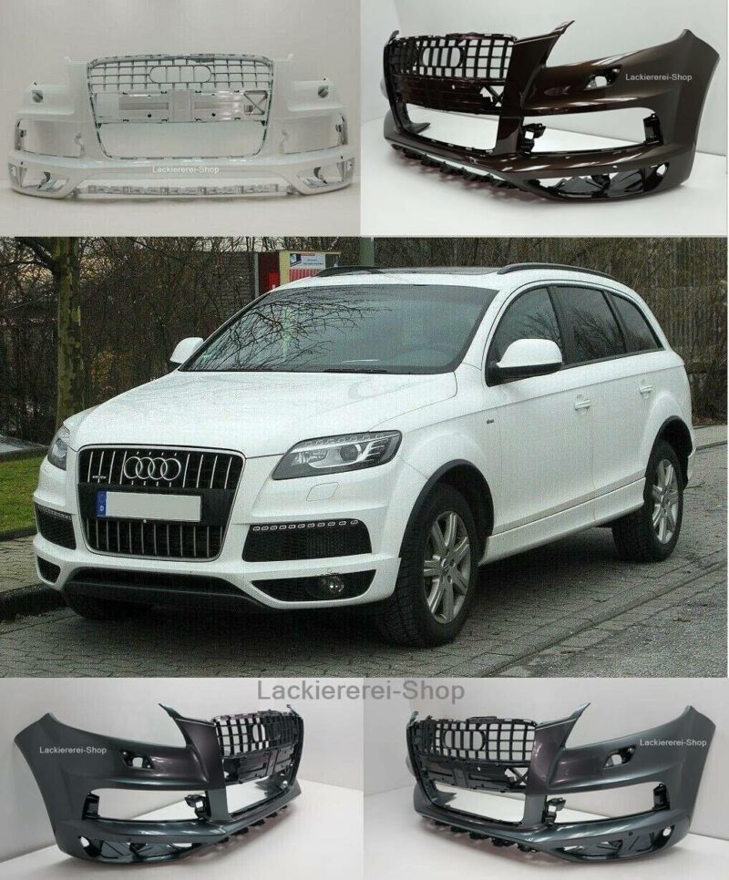 STOßSTANGE VORNE LACKIERT IN IHRER WUNSCHFARBE NEU für Audi Q7 2009-2015 S-Line