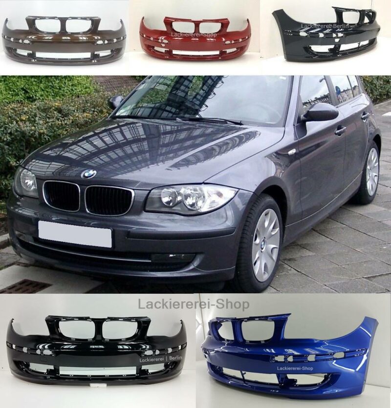 STOßSTANGE VORNE LACKIERT IN WUNSCHFARBE NEU passend für BMW 1er 2007-2012
