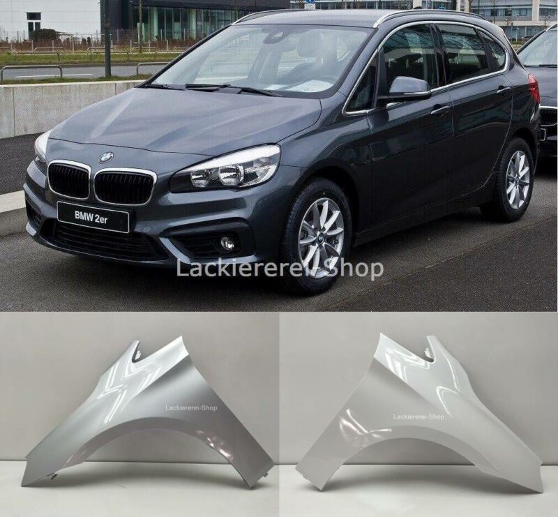 KOTFLÜGEL VORNE LACKIERT IN WUNSCHFARBE NEU für BMW 2 F45/F46 2014-2022