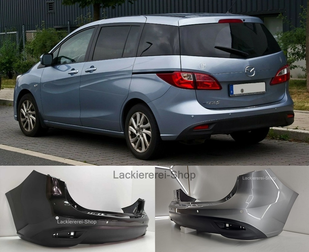 STOßSTANGE HINTEN LACKIERT IN WUNSCHFARBE NEU passend für Mazda 5 2010-2016