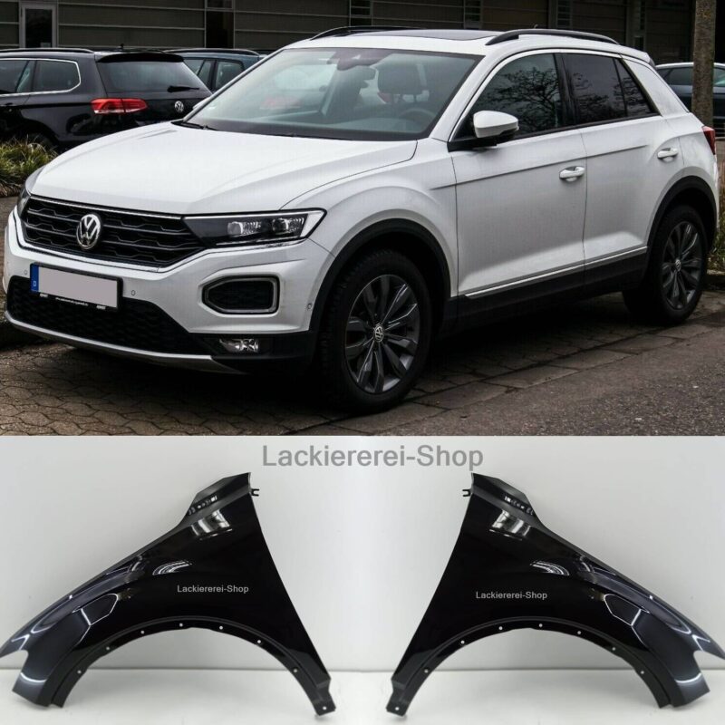 KOTFLÜGEL VORN LACKIERT IN WUNSCHFARBE NEU für VW T-Roc 2017-