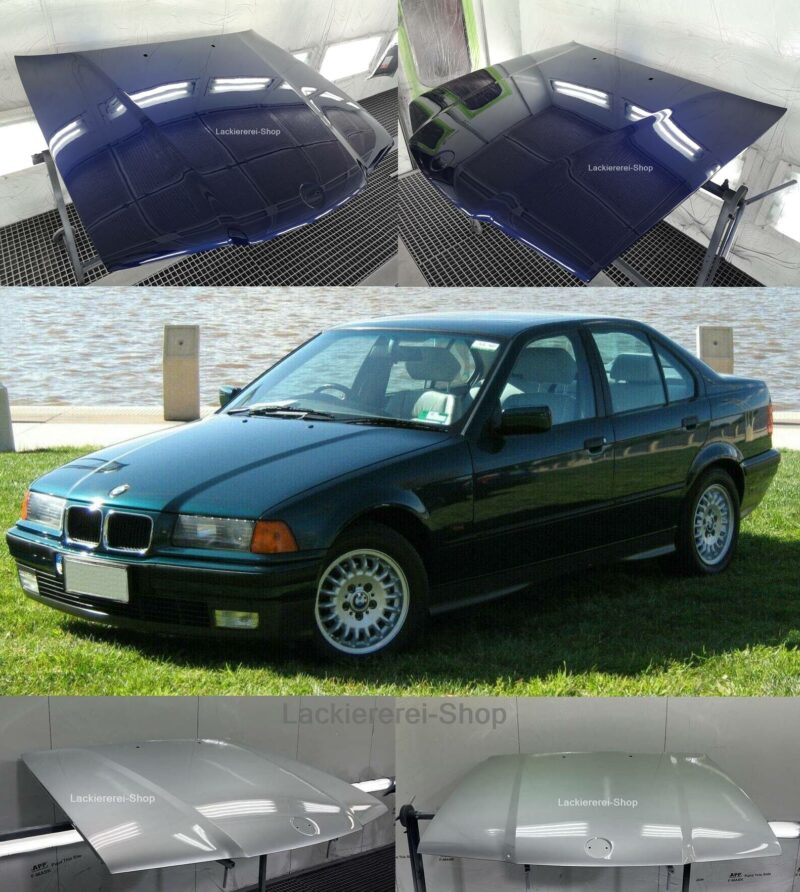 MOTORHAUBE LACKIERT IN WUNSCHFARBE NEU für BMW 3er E36 Limousine Touring Compact