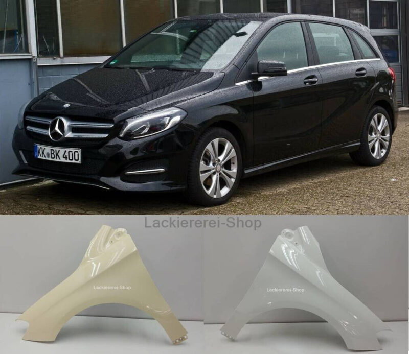 KOTFLÜGEL VORNE LACKIERT IN WUNSCHFARBE für Mercedes B-Klasse W246 2011-2018