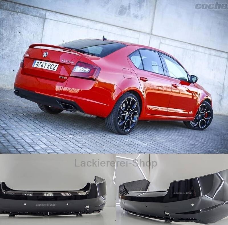 Octavia 3 RS Limo 2013-2020 STOßSTANGE HINTEN LACKIERT IN WUNSCHFARBE ORIGINAL