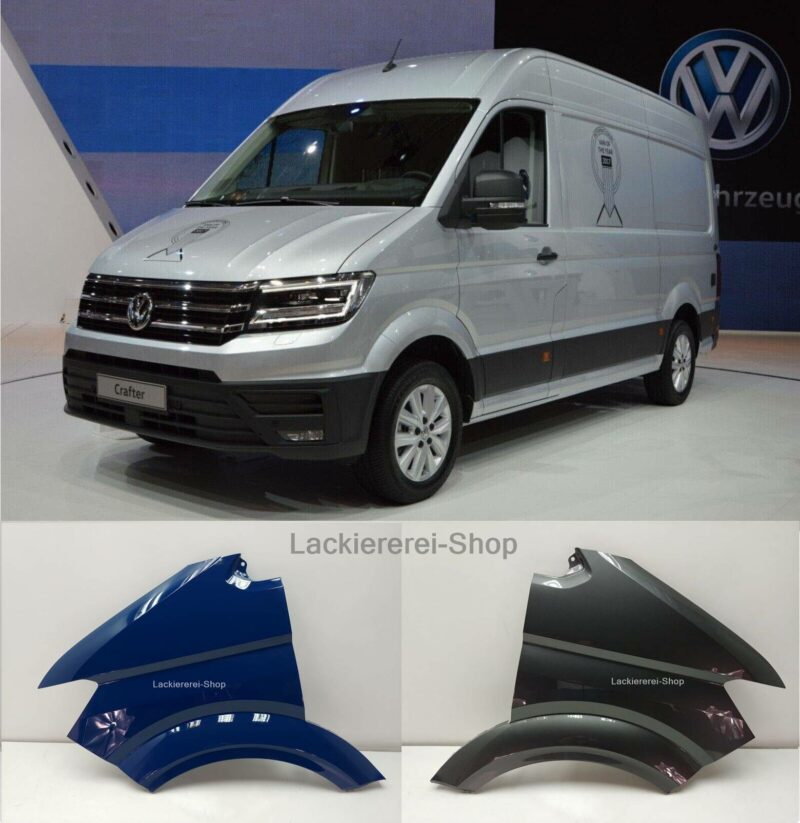 KOTFLÜGEL VORN LACKIERT IN WUNSCHFARBE NEU für VW Crafter II / MAN TGE 2017-