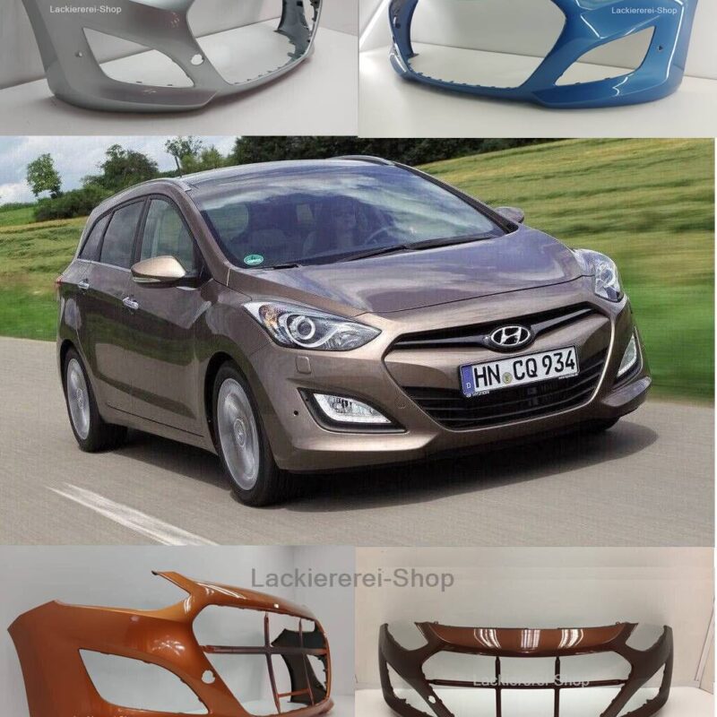 STOßSTANGE VORNE LACKIERT IN WUNSCHFARBE NEU für Hyundai i30 2012-2016 mit PDC/SRA