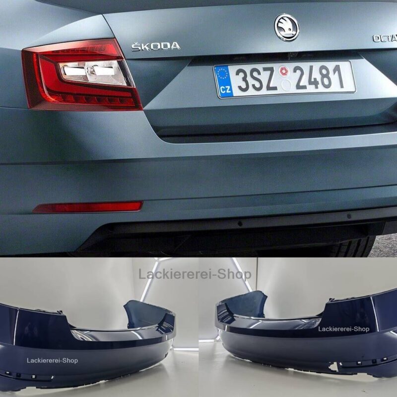 STOßSTANGE HINTEN LACKIERT IN WUNSCHFARBE NEU für Octavia 3 2017-2020 Limousine
