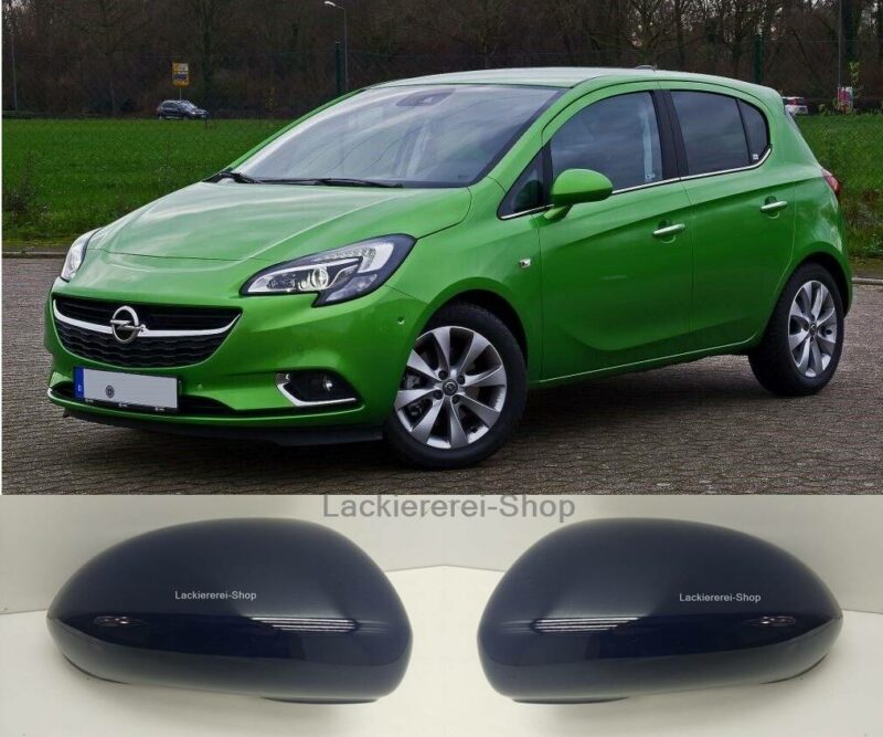 AUßENSPIEGEL KAPPE/GEHÄUSE LACKIERT IN WUNSCHFARBE NEU für Opel Corsa E