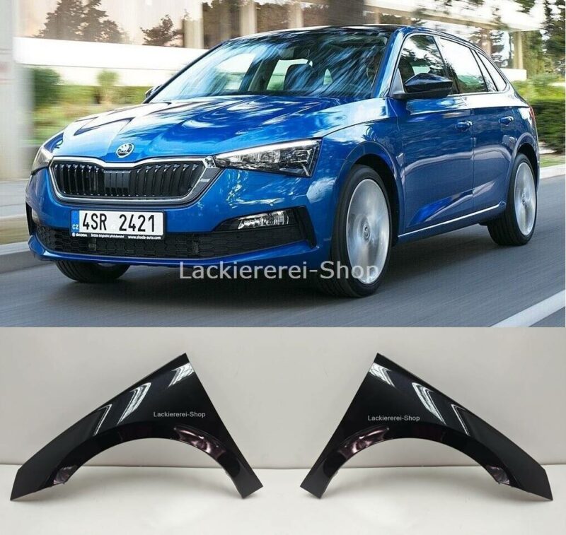 KOTFLÜGEL VORNE LACKIERT IN WUNSCHFARBE NEU für Skoda Scala 2019-