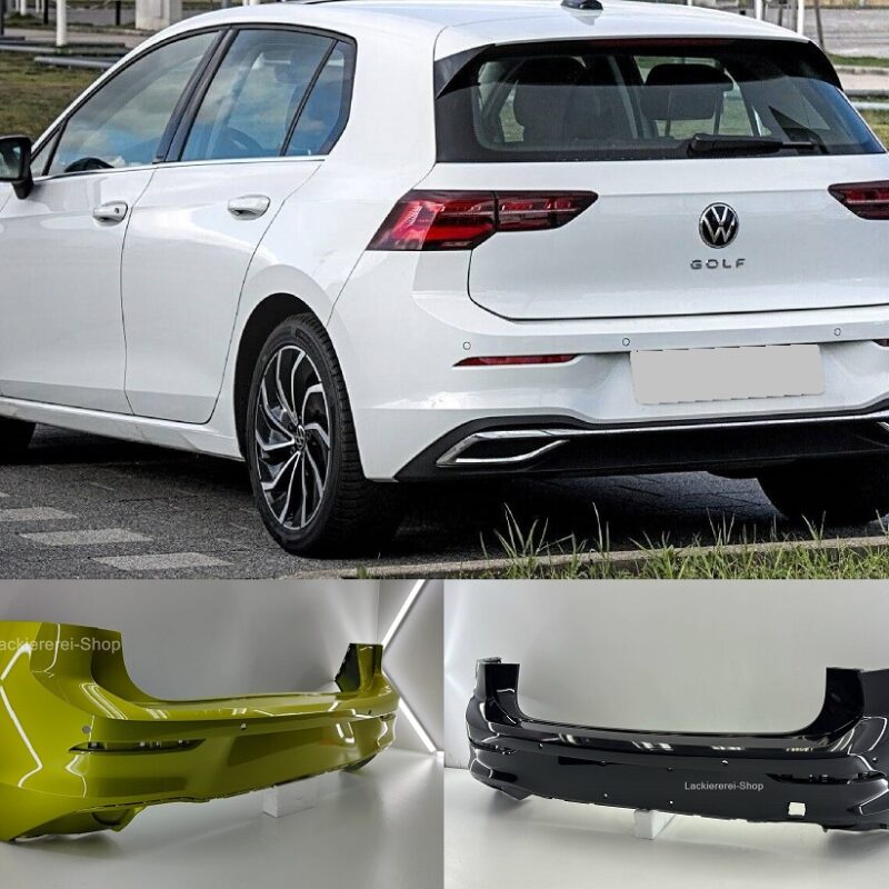 STOßSTANGE HINTEN LACKIERT IN WUNSCHFARBE NEU für VW Golf 8 2019-2024