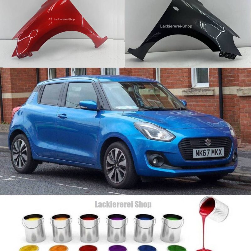KOTFLÜGEL VORNE LACKIERT IN WUNSCHFARBE NEU für Suzuki Swift 2017-2024