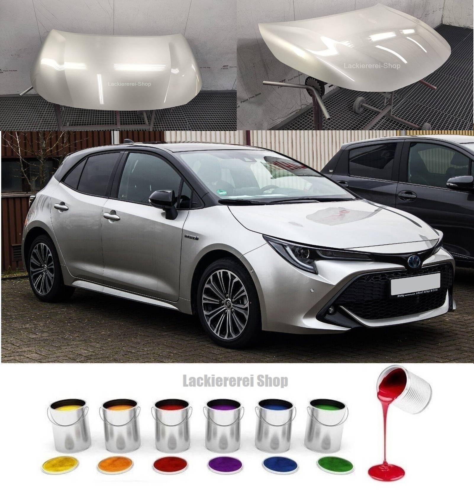 MOTORHAUBE LACKIERT IN WUNSCHFARBE NEU ALU für Toyota Corolla 2018-/Suzuki Swace