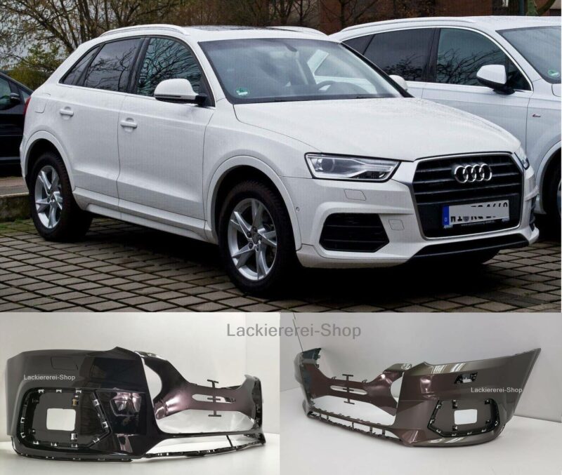 STOßSTANGE VORN LACKIERT IN WUNSCHFARBE NEU für Audi Q3 2014-2018