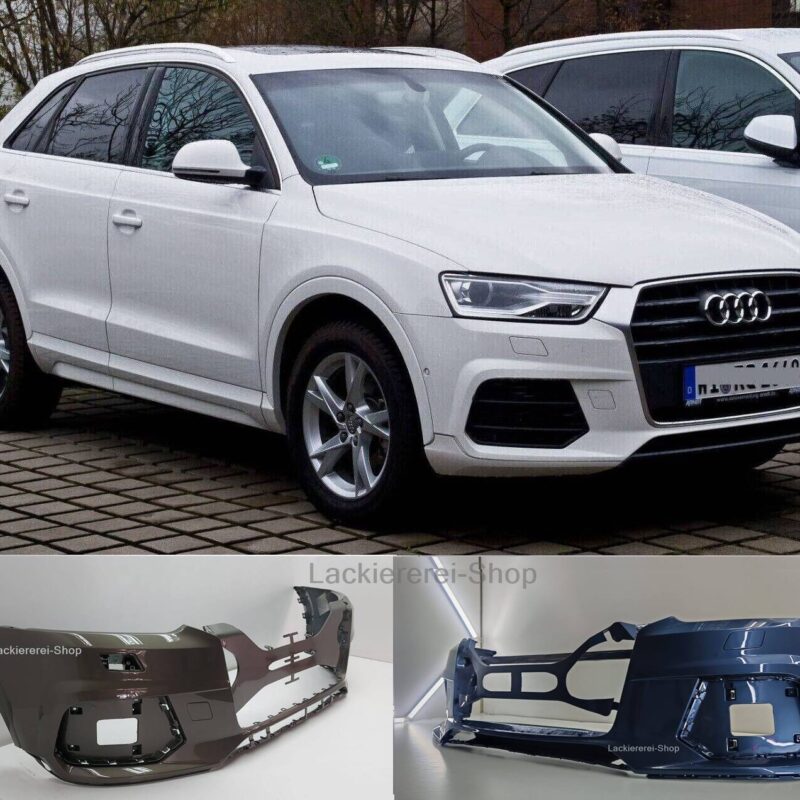 STOßSTANGE VORN LACKIERT IN WUNSCHFARBE NEU für Audi Q3 2014-2018