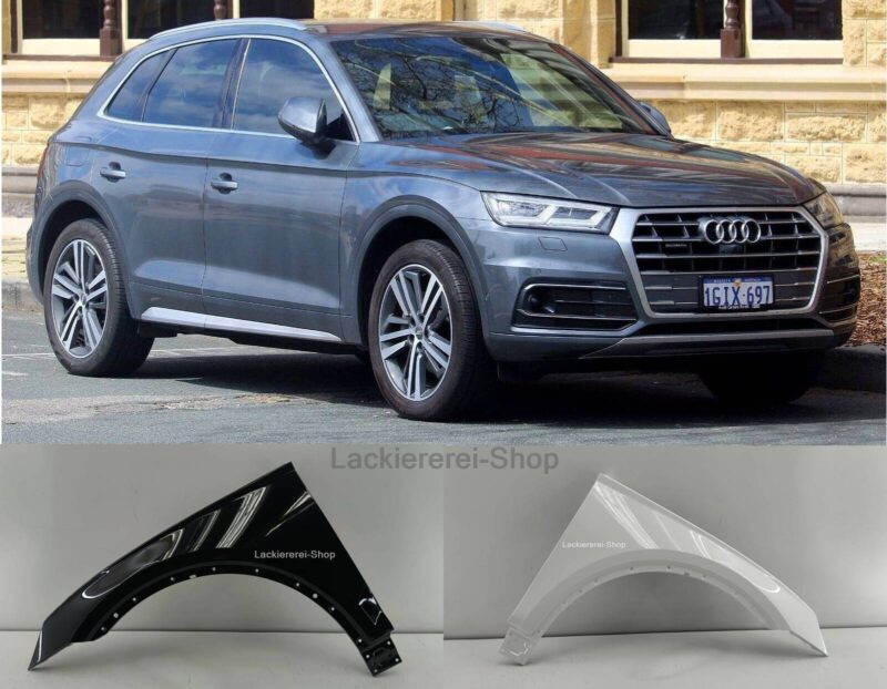 KOTFLÜGEL VORNE LACKIERT IN WUNSCHFARBE NEU  für Audi Q5/Q5 Sportback 2016-