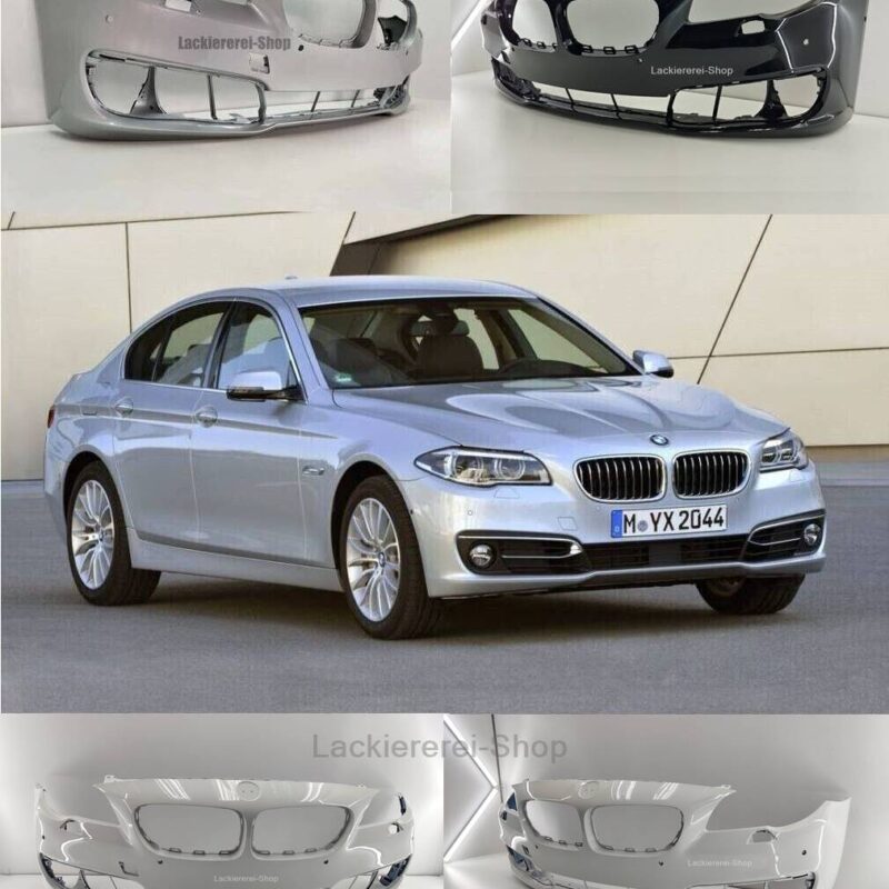 STOßSTANGE VORNE LACKIERT IN WUNSCHFARBE NEU für BMW 5er F10/F11 2013-2017 mit Side View Camera