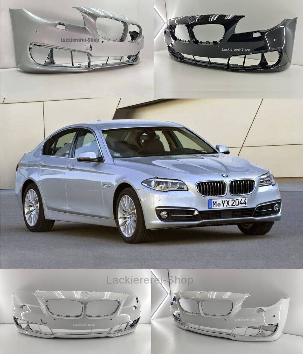 STOßSTANGE VORNE LACKIERT IN WUNSCHFARBE NEU für BMW 5er F10/F11 2013-2017 mit Side View Camera
