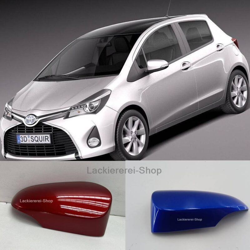 AUßENSPIEGEL KAPPE/GEHÄUSE LACKIERT IN WUNSCHFARBE für Toyota Yaris 2011-2020