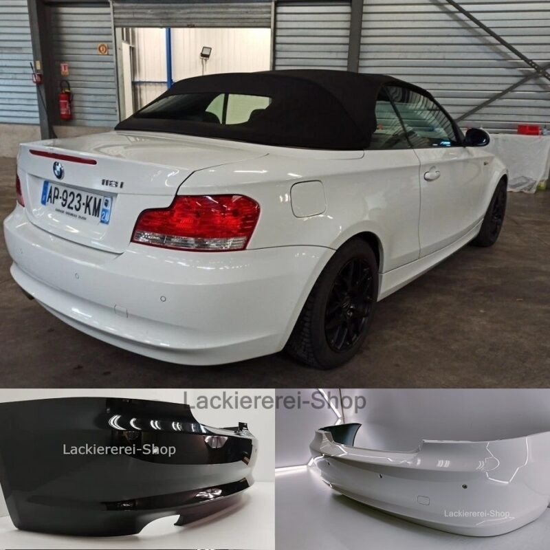 STOßSTANGE HINTEN LACKIERT IN WUNSCHFARBE NEU ORIGINALTEIL BMW 1er Cabrio 2008-2011