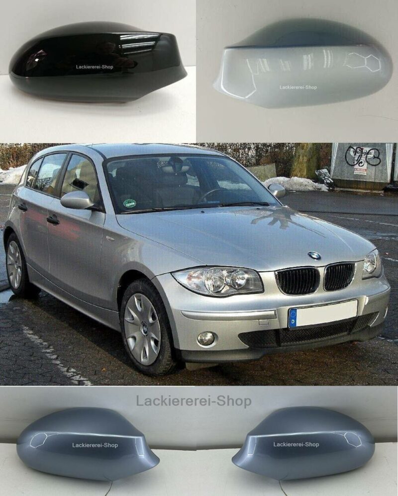 AUßENSPIEGEL KAPPE/GEHÄUSE LACKIERT IN WUNSCHFARBE NEU für BMW 1er E87 2004 - 2007