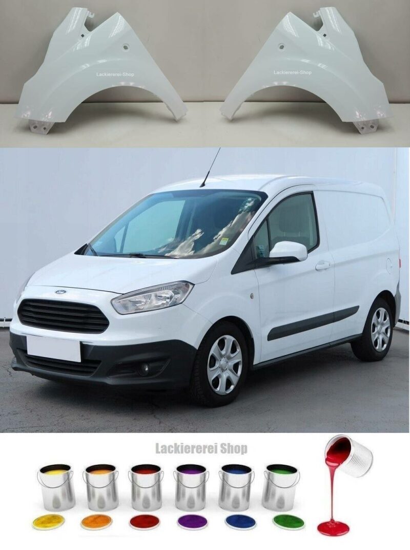 KOTFLÜGEL VORNE LACKIERT IN WUNSCHFARBE NEU Ford Transit/Tourneo Courier 2014-2022 ORIGINALTEIL