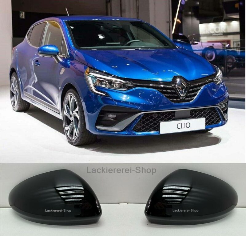 AUßENSPIEGEL KAPPE/GEHÄUSE LACKIERT IN WUNSCHFARBE NEU für Renault Clio V 2019-