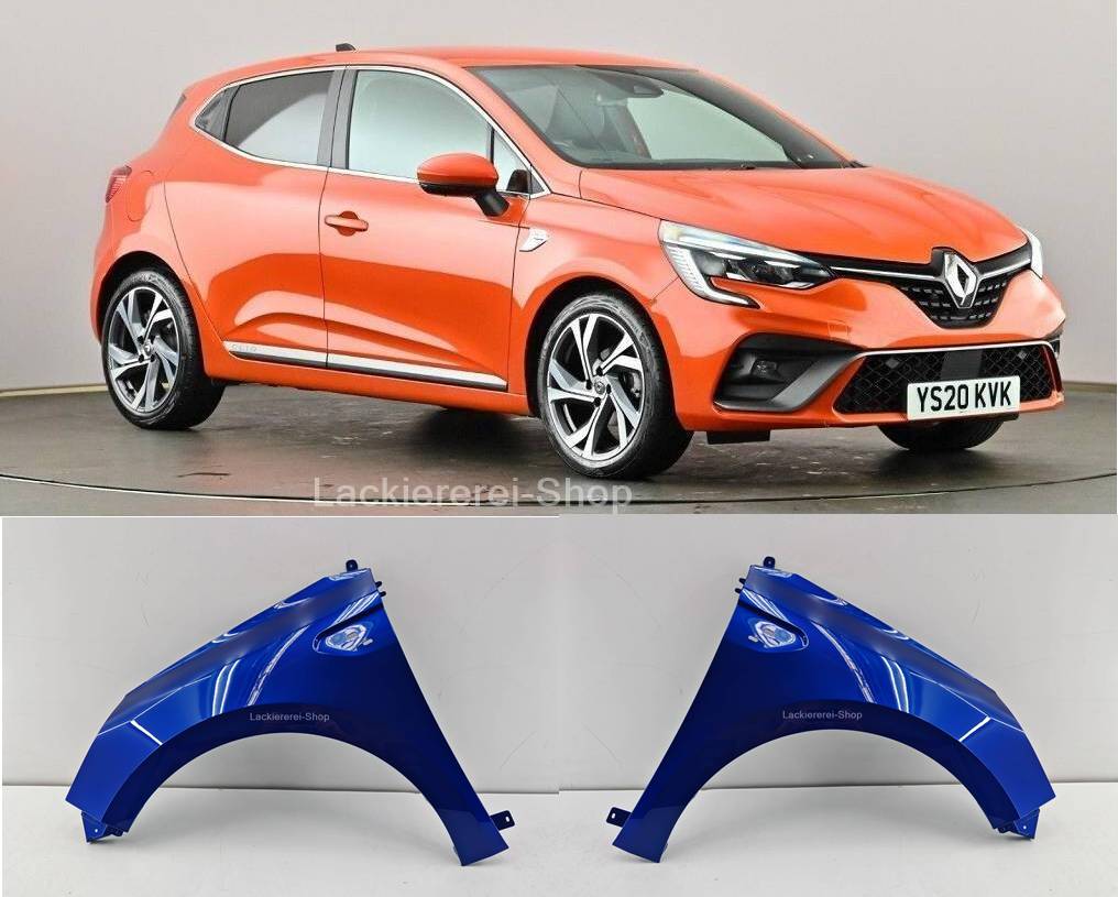 KOTFLÜGEL VORNE LACKIERT IN WUNSCHFARBE NEU für Renault Clio V RS-LINE 2019-2023