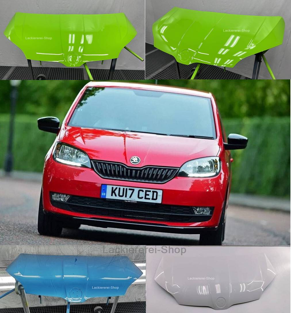 MOTORHAUBE LACKIERT IN WUNSCHFARBE NEU für Skoda Citigo 2017-2020 ORIGINALTEIL