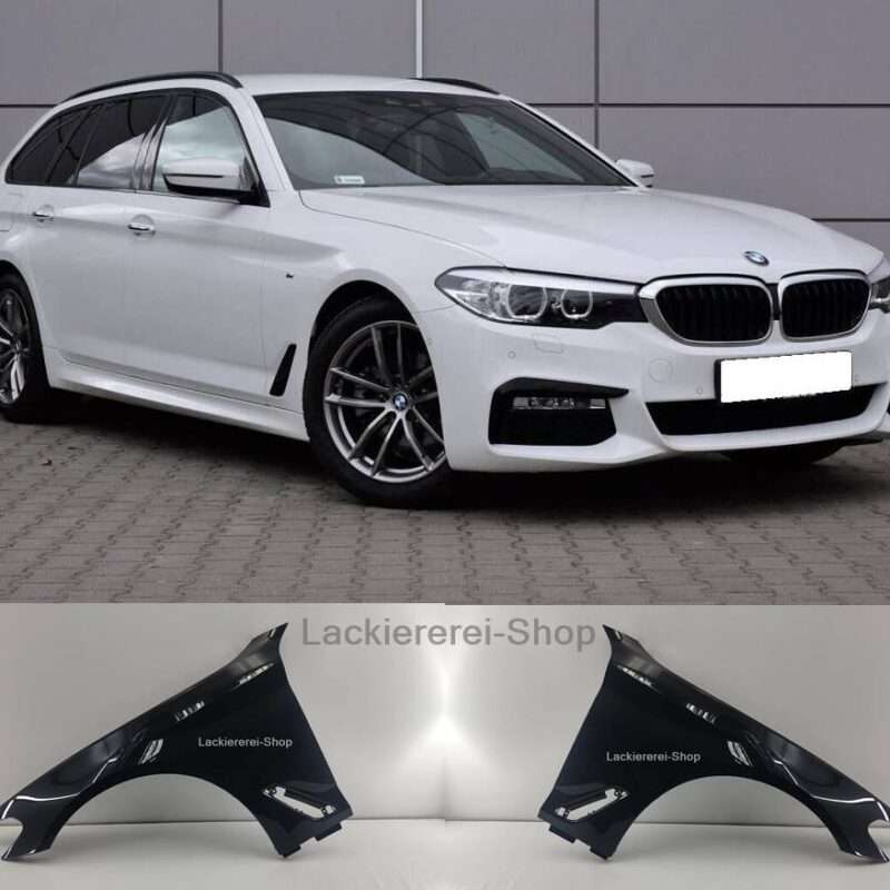 KOTFLÜGEL VORNE (ALU) LACKIERT IN WUNSCHFARBE NEU für BMW 5er G30/G31