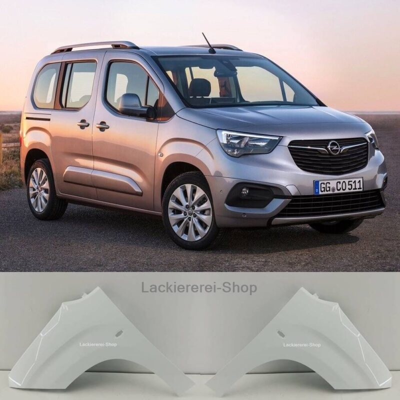 KOTFLÜGEL VORNE LACKIERT IN WUNSCHFARBE NEU für Opel Combo ab 2018