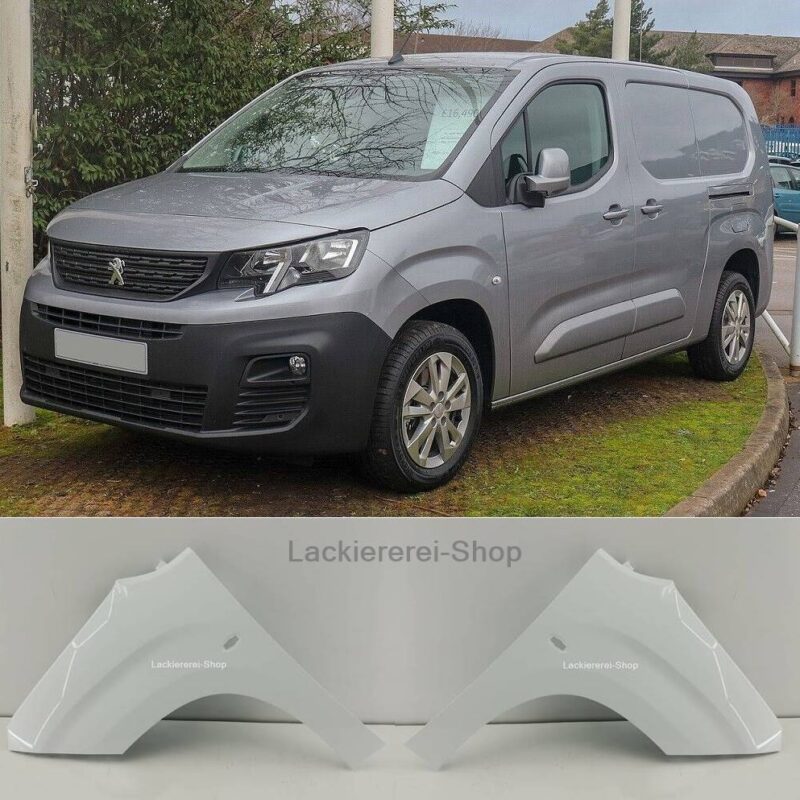 KOTFLÜGEL VORNE LACKIERT IN WUNSCHFARBE NEU für Peugeot Partner/Rifter 2018-