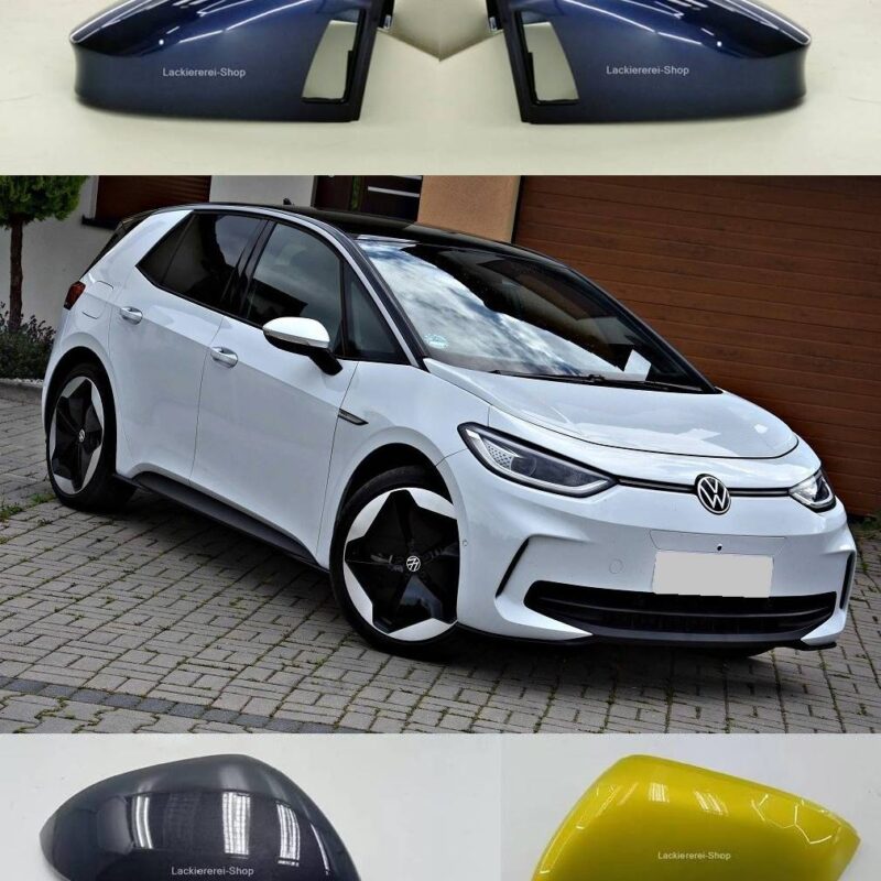 AUßENSPIEGEL KAPPE/GEHÄUSE LACKIERT IN WUNSCHFARBE NEU für VW ID3