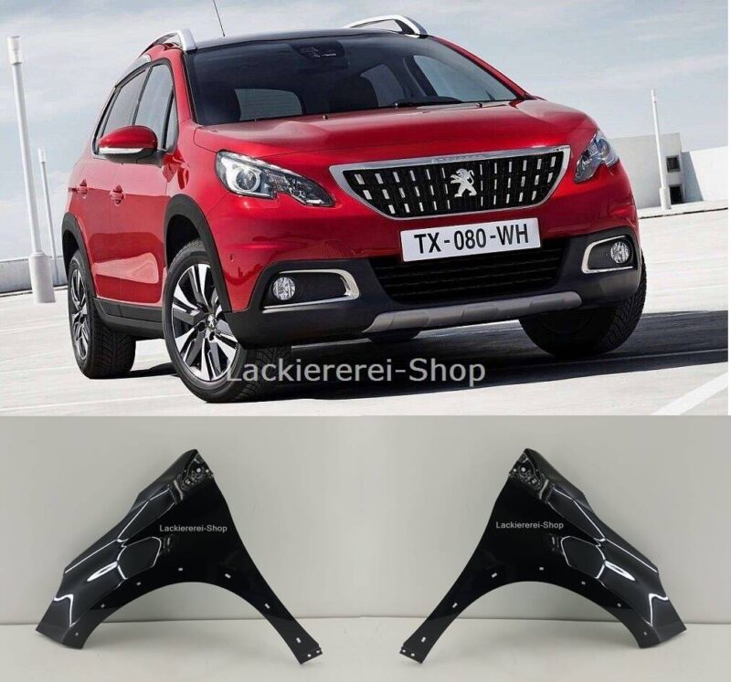 KOTFLÜGEL VORNE LACKIERT IN WUNSCHFARBE NEU für Peugeot 2008 2016-2019