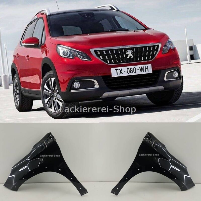 KOTFLÜGEL VORNE LACKIERT IN WUNSCHFARBE NEU für Peugeot 2008 2016-2019