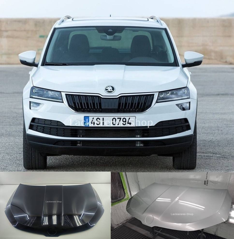 MOTORHAUBE LACKIERT IN WUNSCHFARBE NEU für Skoda Karoq