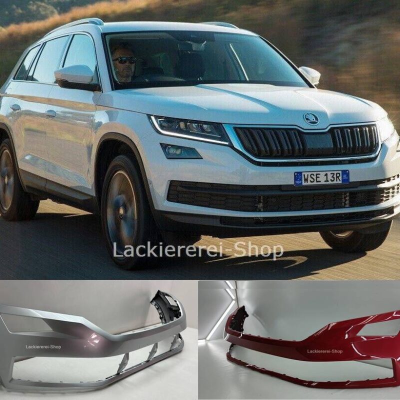 STOßSTANGE VORNE LACKIERT IN WUNSCHFARBE NEU für Skoda Kodiaq 2016-2021