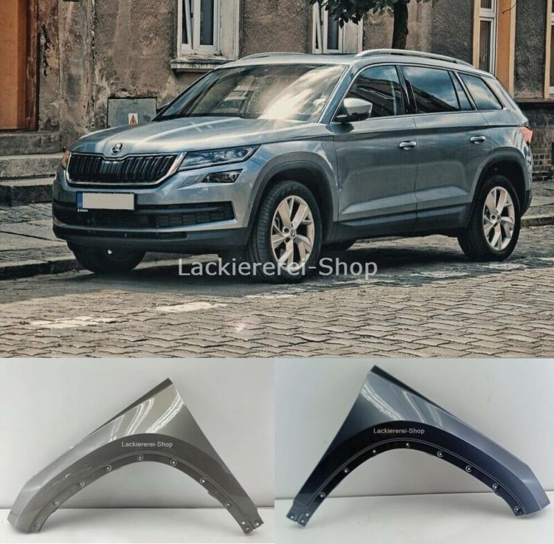 KOTFLÜGEL VORNE LACKIERT IN WUNSCHFARBE NEU für Skoda Kodiaq 2016-2024