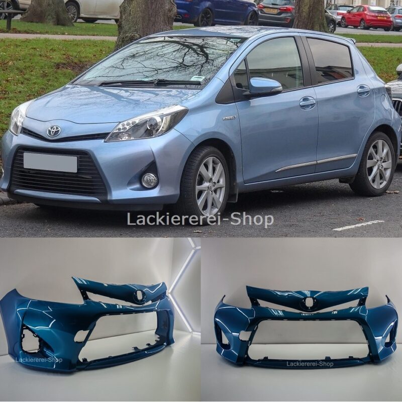 STOßSTANGE VORNE LACKIERT IN WUNSCHFARBE ORIGINALTEIL NEU Toyota Yaris Hybrid 2011-2014